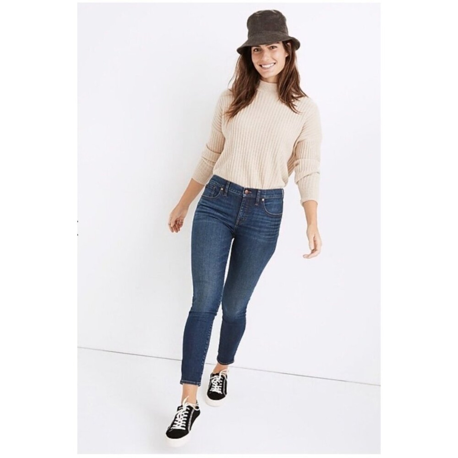 Madewell 8" Skinny Jeans In Greendale Wash Size 27